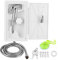 Ducha externa superior para caravana, caja de ducha exterior, interruptor de frío y calor con kit de 2 llaves para caravana, caravana, barco marino