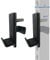 Power Rack Attachment Steel J Hooks for Power Racks fit 3x3 inches Square Tube with 1 inch Hole Power Cages Capacity of 800lb (Pair)