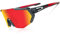 Queshark Fahrradbrille,TR90 Unbreakable Frame Polarisierte Sport Sonnenbrille,Fahrradbrille für Männer Frauen mit 5 Wechselobjektiven,zum Fahren Angeln Glof Baseball Laufen