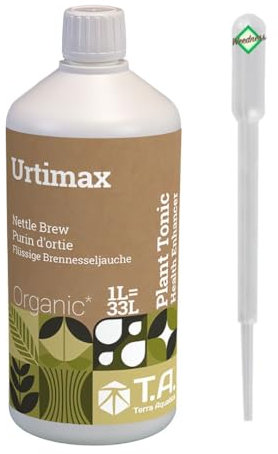 Weedness T.A. Urtimax NPK Engrais naturel liquide bio pour tomates et concombres 5 l