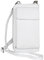 AmbraModa GLX21 - multifunktionale Damen Handytasche, Umhängetasche, Geldbörse aus echtem Leder, geeignet für Handys bis 6,5 Zoll (Weiß)