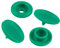 50 Druckknöpfe rund Snaps Druckknopf Snap Button Knöpfe Farb- Größenwahl, Größe:12mm, Farbe:grün
