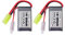 ZYGY 2PCS 7.4V 1000mAh Batteria al litio con spina Odamiya per 9300 9310 9305E 9304E 9303E 9302E 9301 9201E RC Auto, Barca Telecomandata, Drone, Batteria per aereo a quattro assi