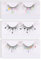 Faux Cils, 3 paires de Cils Dramatiques Moelleux 6D, Faux Cils Naturels Bouclés Professionnels False Eyelashes pour Femmes Maquillage, Coeur coloré/Coeur noir/Fleur colorée