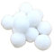 CAOMEI Pom Pom Balls,50 Stück Kunstpelz Pom Pom Bälle, 3 cm Kunstfell Pompon Fellbommel Pompon Fellpompon Bommel Abnehmbare DIY Pelz Pom Poms Für Mützen Tasche Dekoration (Weiß)