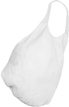 F Fityle Faux Ventre de Père Noël, Accessoires Drôle Spectacle Père noël Ventre Gros Déguisement pour Fête, Blanc