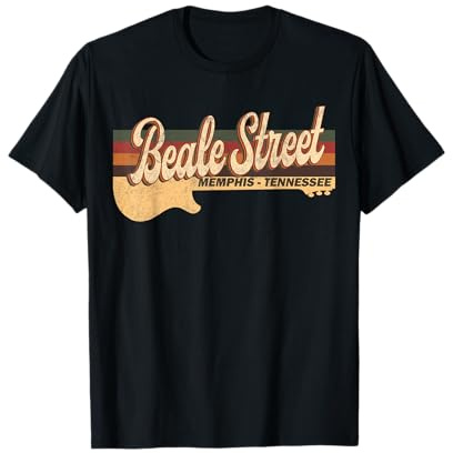 Vintage 80er 70er Jahre Beale Street Memphis Retro Tennessee T-Shirt