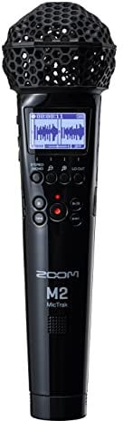 Zoom M2 MicTrak mit 32-Bit-Float, X/Y-Mikrofonkapsel, Stereo-Modus, Mono-Modus, Normalisierung, On-Board-Überwachung, batteriebetrieben, für Musiker, Podcaster und ENG