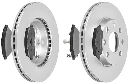 BREMSSCHEIBEN BELÜFTET Ø240MM + BREMSBELÄGE VORNE FÜR OPEL CORSA C BREMSENSATZ