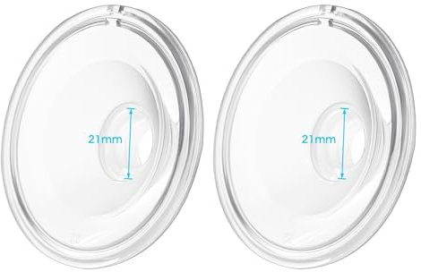 Belmikal Flange 21mm Compatible with Momcozy/TSRETE/PADRAM/LoveOfLive/OMFMF Wearable Breastpump, Wearable Breast Pump Shield/Flange, Momcozy Pump S9/S10/S12 Use with Wearable S9|S10|S12 Parts Replace
