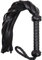 SUNGOOYUE Cuir Artificiel, Fouet D'équitation en Polyester pour Fouet de Culture D'entraînement de Chevaux (Noir)