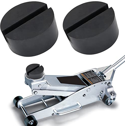 Auto wagenheberauflage Gummi-Unterlage Auflage Ständer Wagen-Heber Hebebühne rund Klotz Rangier-Wagenheber Puffer Reifen Reifenwechsel LKW Räder KFZ Tuning Zubehör