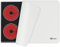 FLASLD Copertura superiore per stufa elettrica, resistente al calore e impermeabile, protezione superiore in vetro per prevenire graffi, colore bianco, 53 x 75 cm