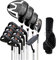 Komplettes Anfänger-Golfschläger-Set, Herren-Golf-Komplettset, Golf-Standard-Balltasche, Golf-Herren-Rechtshänder, Carbon-Schaft, 12er-Pack mit Cart-Tasche