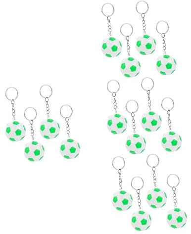 TOYANDONA 8stücke Fußball Schlüsselanhänger Kreative Und Leichte Schlüsselringe Mit Realistischem Design Deko Für Taschen Party-mitgebsel