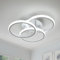 DELIPOP Moderne LED Deckenleuchte, 40W 4500LM Deckenlampe Rund, Weiße Deckenbeleuchtung 6500K Kaltweißes Licht für Wohnzimmer, Schlafzimmer, Küche, 40 cm