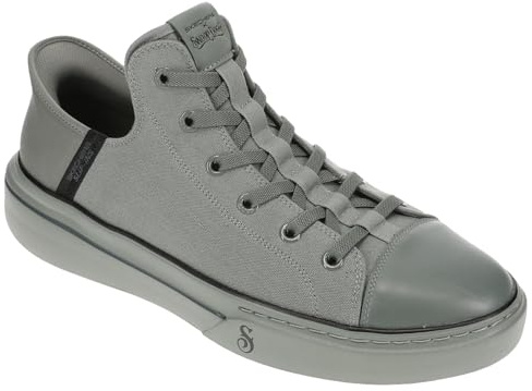 Skechers Zinger – Ventich-Sneaker für Herren, knöchelfrei, Olive Canvas, 9.5 UK