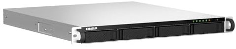 Qnap TS-464U-RP-8G 4-Bay Turbo-Station NAS (Intel® Celeron® N5095 4-Core/4-Thread Prozessor 2,0 GHz 8GB DDR4 RAM 2xRJ-45 2,5 GbE LAN-Port) 16TB Bundle mit 4X 4TB Seagate IronWolf NAS HDDs
