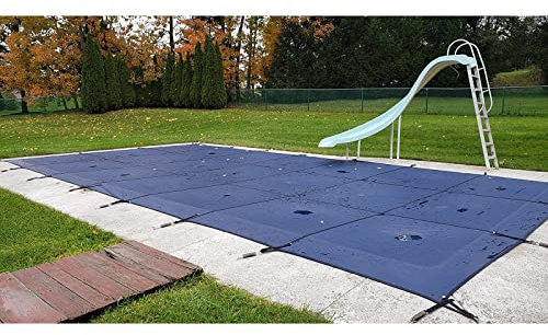 Schwimmbadabdeckung, Sicherheits-Poolabdeckungen für in den Boden eingelassene Pools, 3 6 8 10 13 16 Fuß rechteckige Pool-Netznetzabdeckung Winter-Oberirdische Pool-Panel für aufbl
