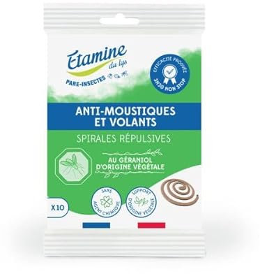 Anti-moustiques et volants + 10 Spirales répulsives