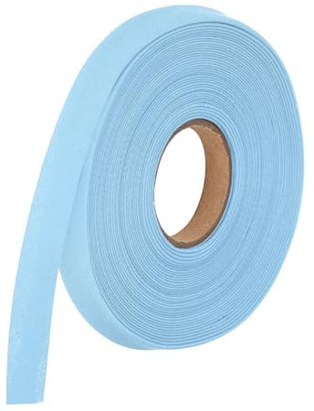QUARKZMAN 12mm Baumwollköperband Baumwollband Saumband zum Nähen, Säumen, Quilten, Einfassen Handwerk (Hellblau 10 Yards)