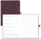 POPRUN Kalender 2025 2026 Buchkalender Notizbuch (Aug.2025-Dez.2026), ca. A5 (22 x 16,5 cm), Terminplaner, Wochenplaner Softcover mit PU-Leder, Zertifiziertem Papier - Weinrot