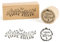 BOOMTOP 2Pcs Stempel Frohe Ostern Holz Motivstempel Holzstempel Ostern Hasen Blumenkranz Stempelset Fröhliche Ostern Osterstempel Rund Rechteckig für Kartenherstellung Scrapbooking Bullet Journal