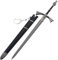 MIAOWR GOT Dark Sister Sword Model, Length 8.7In/22Cm,Full Metal Movie Collectibles with Display Stand