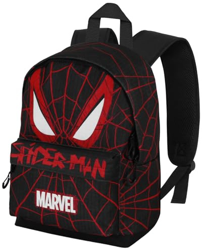 Marvel Spiderman Vision-Kleiner FAN HS Rucksack, Schwarz, 25 x 35 cm, Kapazität 12 L