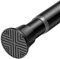1PCS Extendable Curtain Poles 76-160cm Shower Curtain Pole Black Adjustable Spring Tension Rod Tension Rods for Curtains Shower Pole for Bathroom, Kitchen and Bedroom