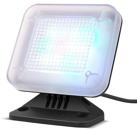 SUZLAZYR LED Fake TV Light, Home Security Television Simulator Burglar Deterrent, Energy-Saving LED, 4 Modes, Timer and Dusk Sensor