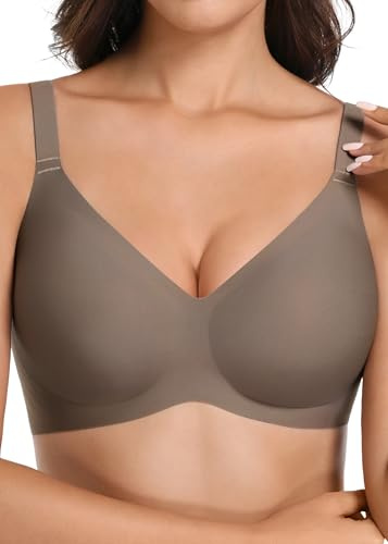 Kohentact Women's Wireless Seamless Bra Ultra-Soft Push Up Full Coverage Bralette Everyday Comfort & Support