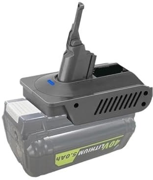 Adaptateur, compatible avec Ryobi, batterie 40 V, compatible avec Dyson, aspirateur balai sans fil série V7/V8 (adaptateur uniquement)