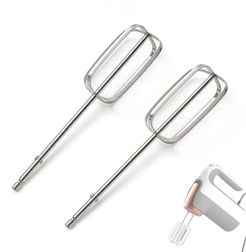 Replacement Beaters Compatible with Oster Hand Mixer FPSTHMSNCW Oster 270-Watt- 1Pair,Stainless Steel Hand Mixer Beater Blades Compatible with Oster Accessories(2PCS)