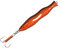 Solvkroken Solvpilk Pilker rot/schwarz zum Jiggen auf Dorsch & Köhler, Pilken vom Boot, Pilkköder, Meeresköder für Norwegen, Gewicht/Länge/Hakengröße:250g - 13.7cm - Gr. 6/0
