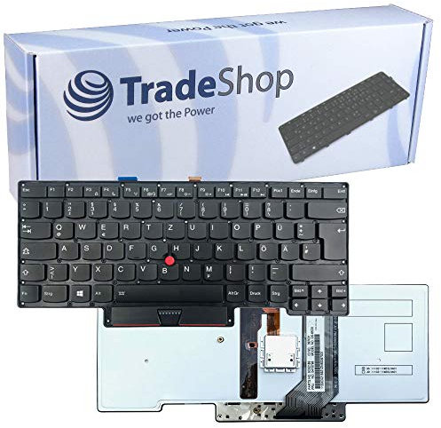 Trade-Shop Original Laptop Tastatur/Notebook Keyboard Deutsch QWERTZ ersetzt FRU04X0472 04Y0813 für Lenovo Thinkpad X1 Carbon Gen1