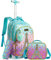 Meetbelify Bodianischer A-förmiger Turm Trolley Rucksack Schulrucksack Mädchen Kinderrucksack
