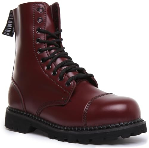 Grinders Hunter Mens 10 Eyelet Safety Steel Toe/Midsole Mid Boots