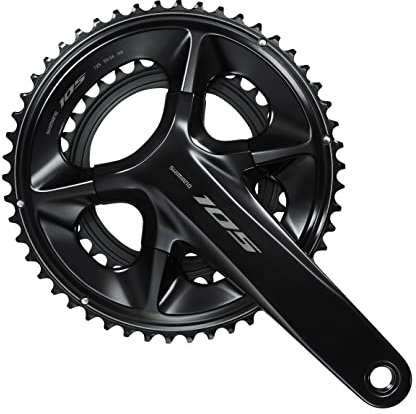 SHIMANO KRG 105 FC-R7100 Kurbelgarnitur, Schwarz, 170 50-34 12V S/C