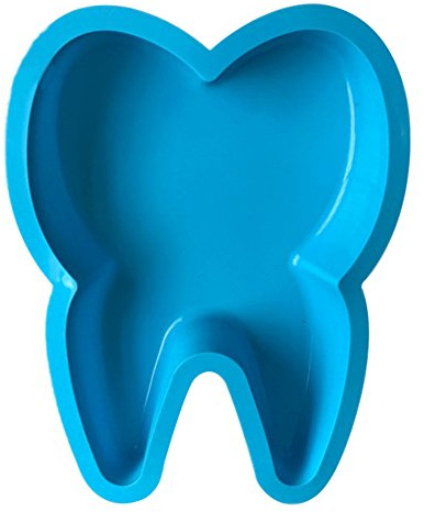 Tumotsit Silikon-Kuchenform für Zähne, flexible Schokoladenfondantform, Zähne aus Silikon, für Partys, Versammlungen, Kuchen
