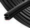 Türdichtung Dichtungsband Selbstklebende 12mm(B)*12mm(D)/6m(L) Türrahmen Dichtung Flexibel, Wasserdicht Dichtungsstreifen Dichtungsgummi,Gummidichtung Abdichtungsband Schwarz