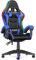 bigzzia Gaming Stuhl mit LED - Gaming Sessel Ergonomischer PC Stuhl mit Kopfstütze, Gamer Stuhl RGB Licht Beleuchtung Computerstuhl, Gamer Chair für Jugendliche und Erwachsene, Schwarz-blau