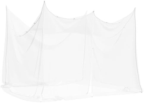 vidaXL Moskitonetz Indoor Outdoor 156 Mesh Weiß 300x300x200 cm, Moskito Netz, faltbares Moskitonetz, Camping Moskitonetz, Bett-Moskitonetz