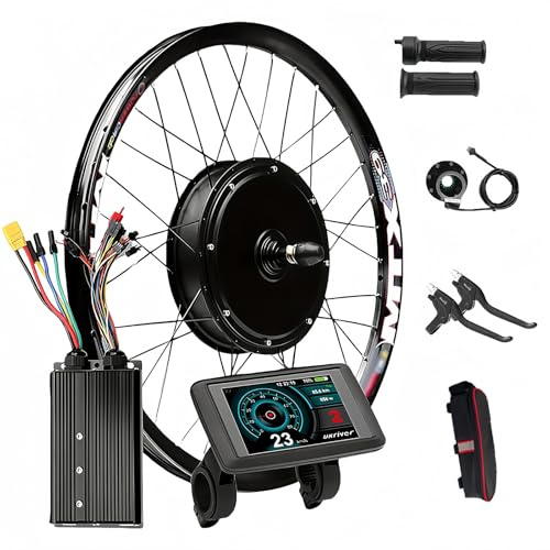 72V 3000W Hinterrad-Umbausatz Für E-Bikes Mit 20-29/700C-Nabenmotor, Elektromotor Für Fahrräder, E-Bike-Nabenmotor Mit Controller, UKC1-Display Und Werkzeugsatz 72V3000W,27.5