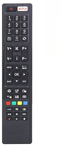 121AV Replacement Remote Control RC4848 for Bush LED LCD 3D HD Smart TVs with Netflix Button