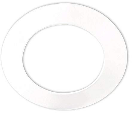 Cover Aluminium RUND für Einbaustrahler Sys-90, Weiß