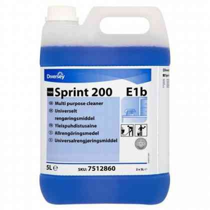 2x TASKI Sprint 200, Alkohol-Unterhaltsreiniger, trocknet schnell und streifenfrei | Kanister (5 l)