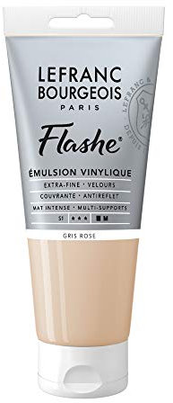 Lefranc Bourgeois Flashe Acrylique Tube 80ml Gris Rose