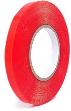 gws Doppelseitiges Klebeband 1 Rolle 12 mm x 50 m, extra stark haftend, transparentes Montageband, UV-beständig, universell einsetzbares Doppelklebeband, versch. Breiten 6-50 mm