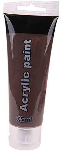 Brussels 08 Tube de peinture acrylique 75 ml marron foncé